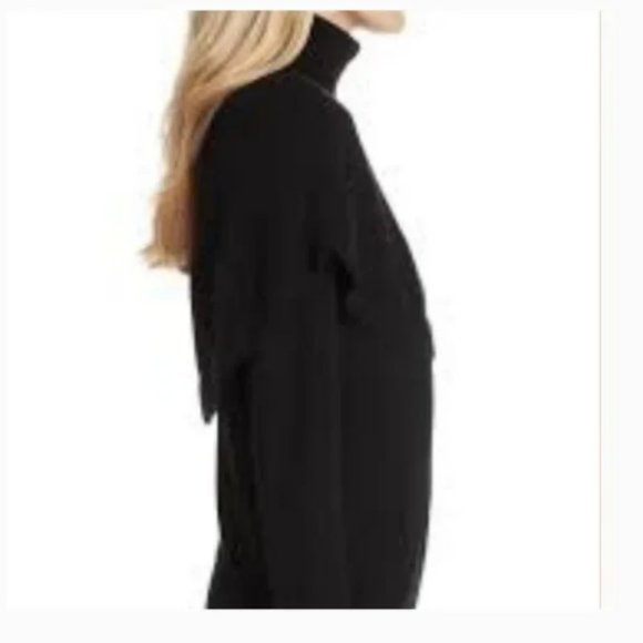 kate spade madison avenue loriot pink turtleneck capelet sweater small nwot - Picture 7 of 16